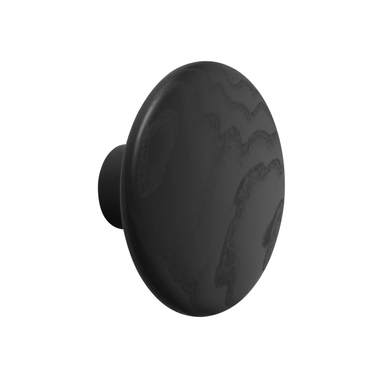 The Dots klädkrok svart, Ø13 cm Muuto