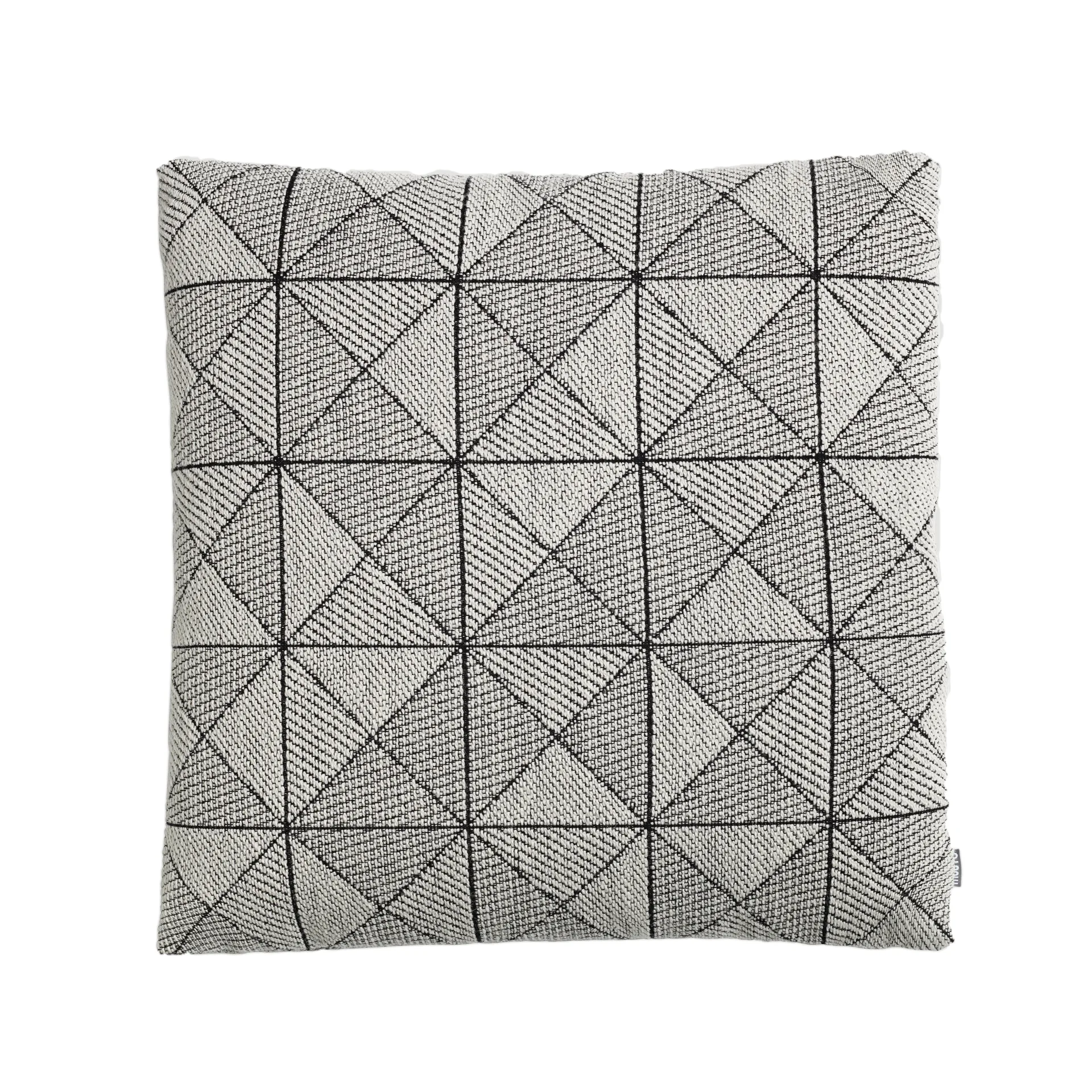 Tile kudde 45x45 cm, svart-vit Muuto