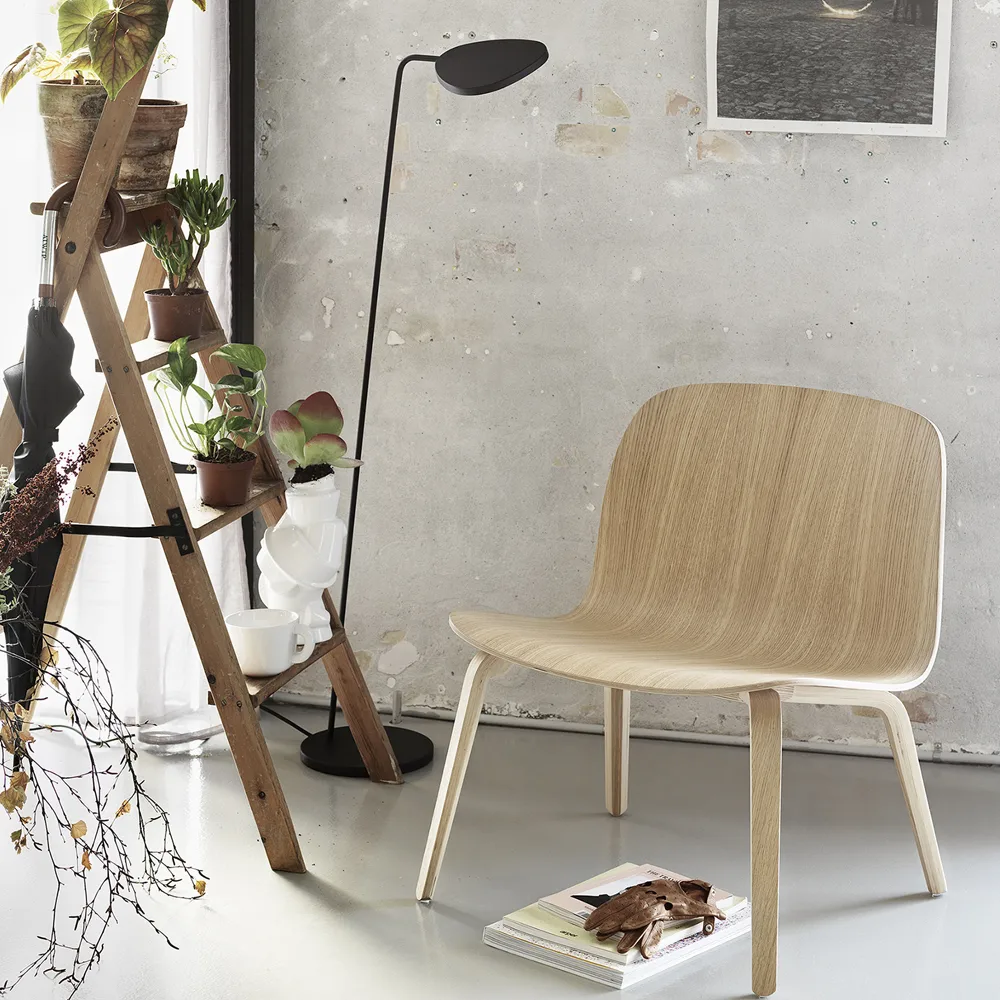 Visu loungefåtölj, Black Muuto