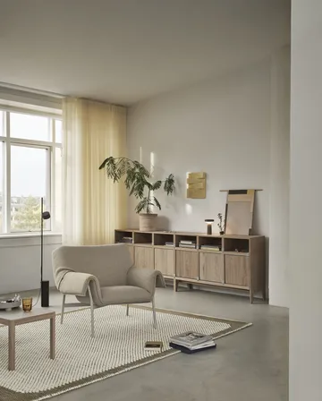 Wrap Lounge Chair loungestol - Ecriture 240-grey - Muuto