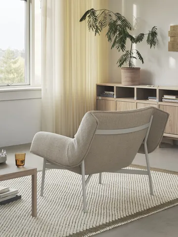 Wrap Lounge Chair loungestol - Ecriture 240-grey - Muuto