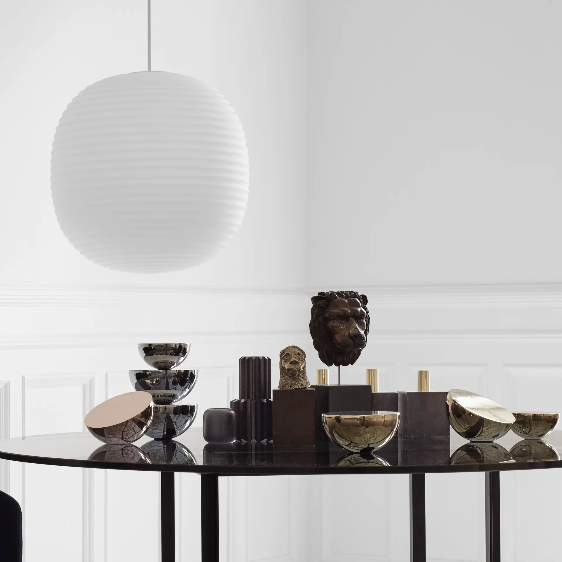 Aura bordsspegel, Koppar New Works