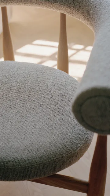 Bukowski Lounge Chair - Oak, Moss 17 - New Works