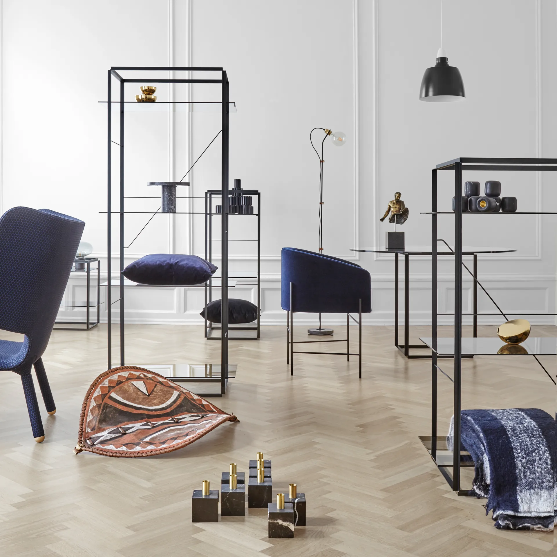 Core bordslampa, Lundhs blue New Works