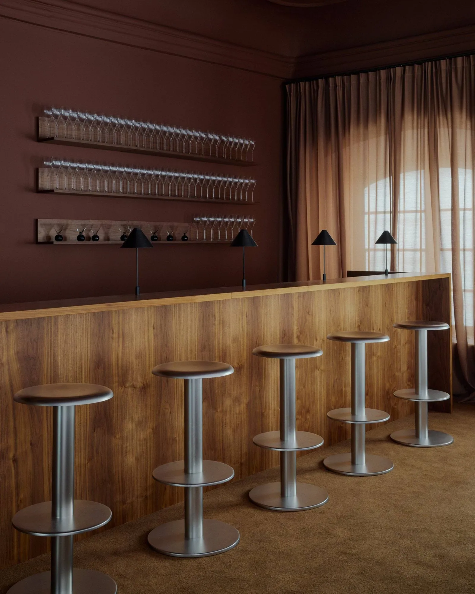 Coupe barpall, Stainless Steel, 76 cm New Works