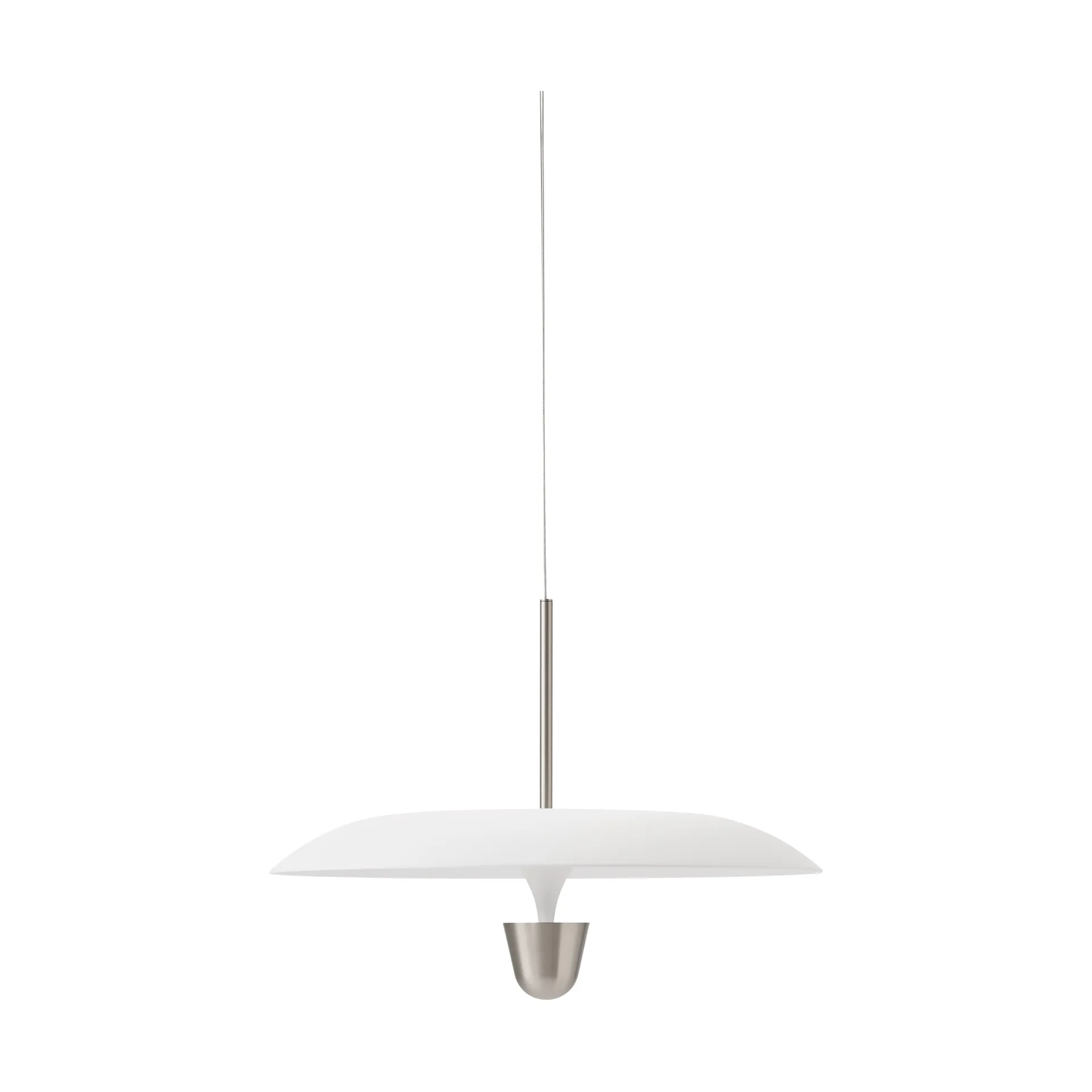 Kantarell pendel Ø55 cm, Nickel Plated New Works