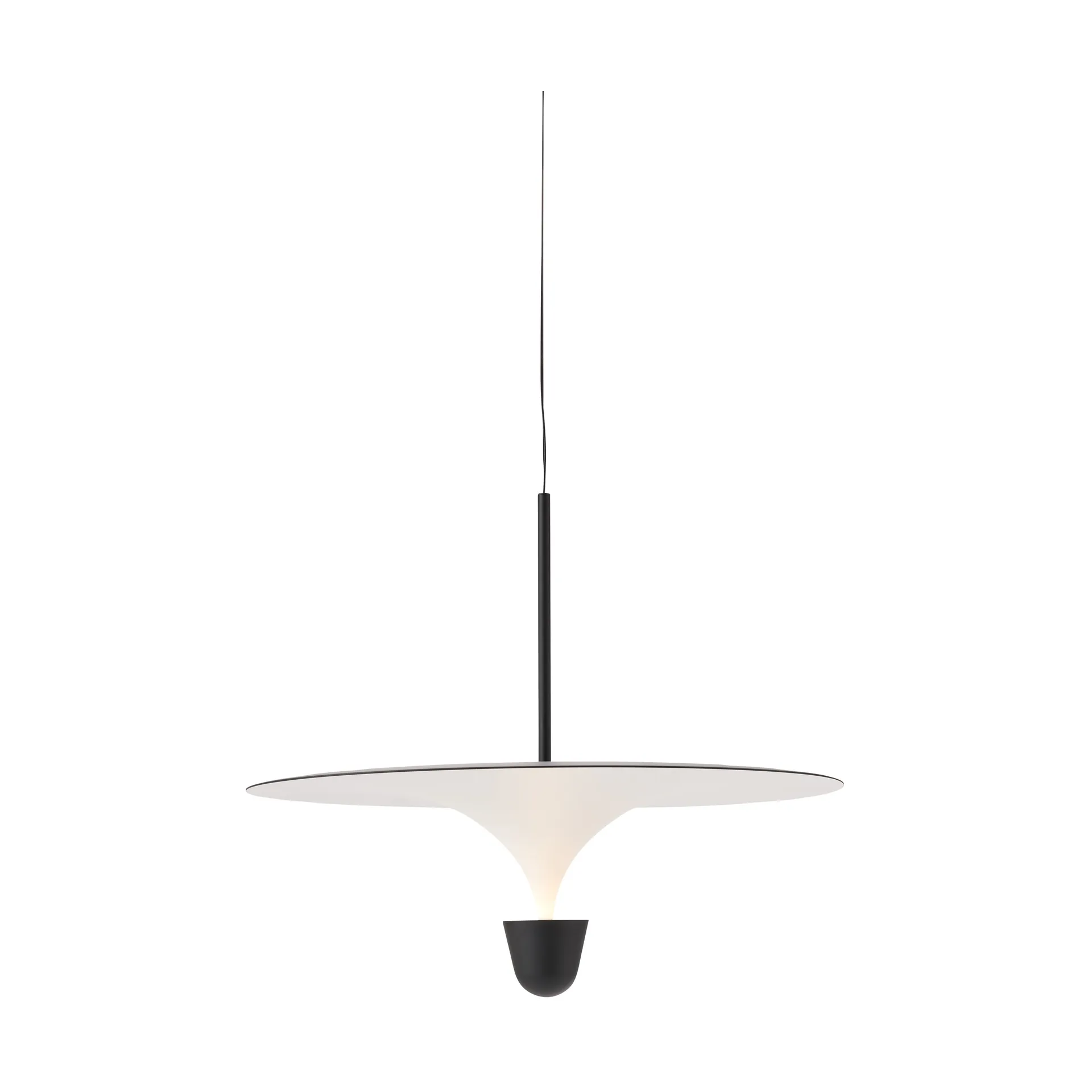 Kantarell pendel Ø60 cm, Black New Works