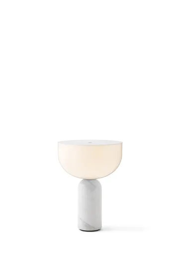 Kizu portable bordslampa - White marble - New Works