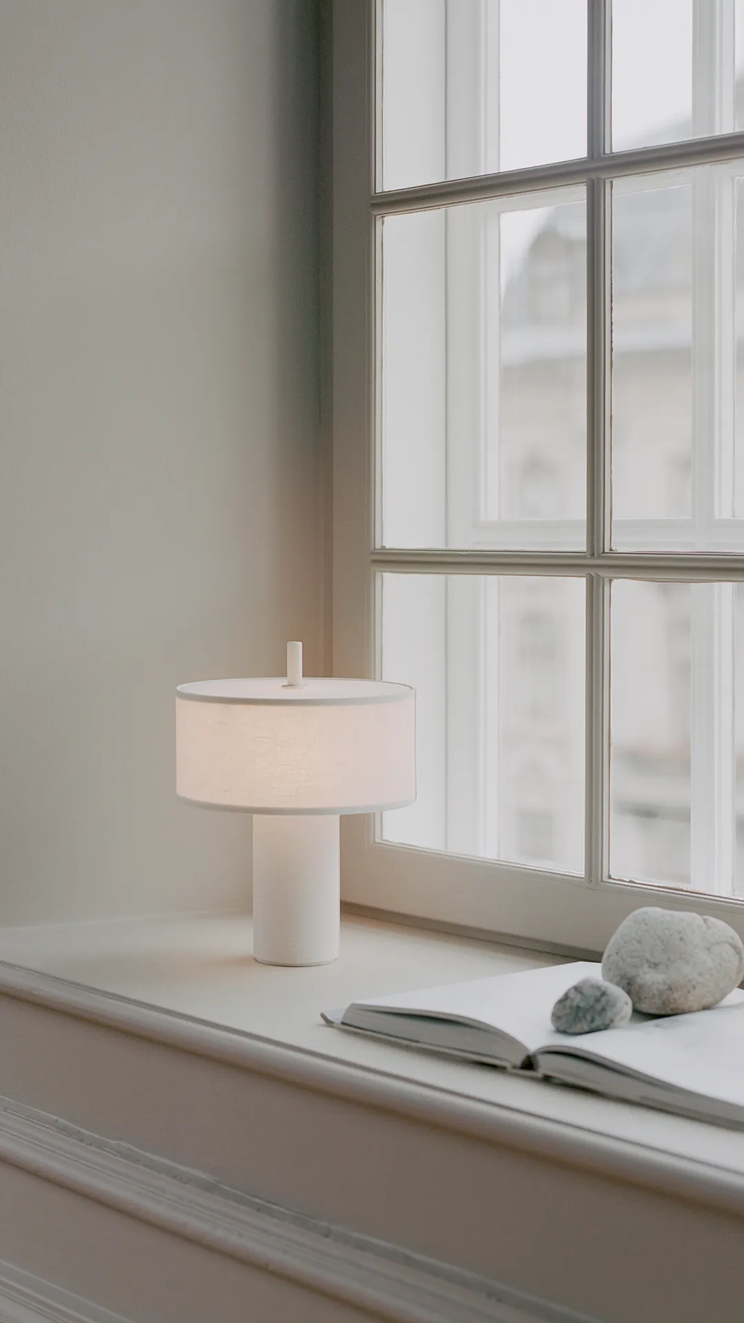 Margin portabel bordslampa, White New Works
