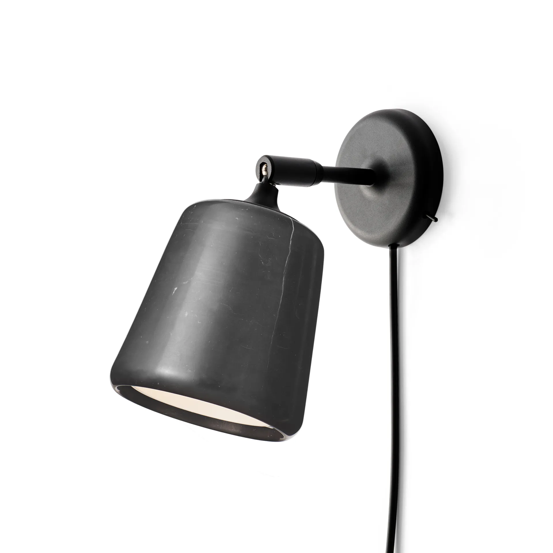 Material vägglampa, Black marble New Works