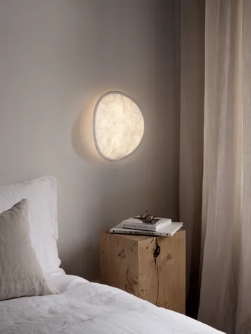 Tense vägglampa - Vit-svart - New Works