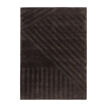 Levels Stripes ullmatta - Brun, 200x300 cm - NJRD
