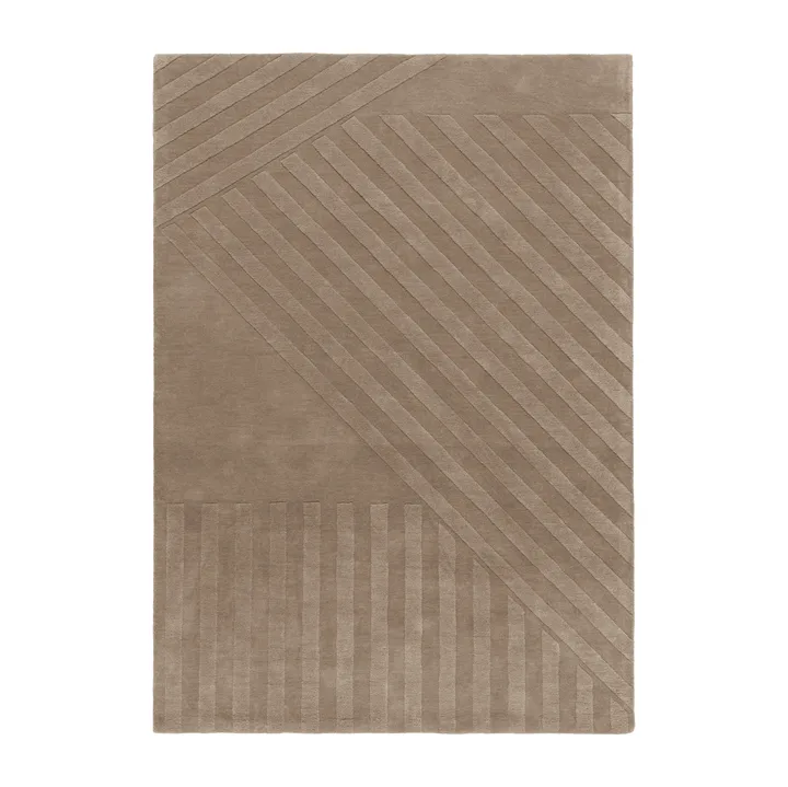 Levels Stripes ullmatta - Mullvad, 170x240 cm - NJRD