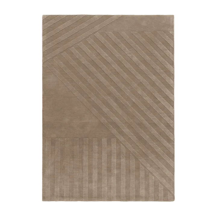 Levels Stripes ullmatta - Mullvad, 200x300 cm - NJRD