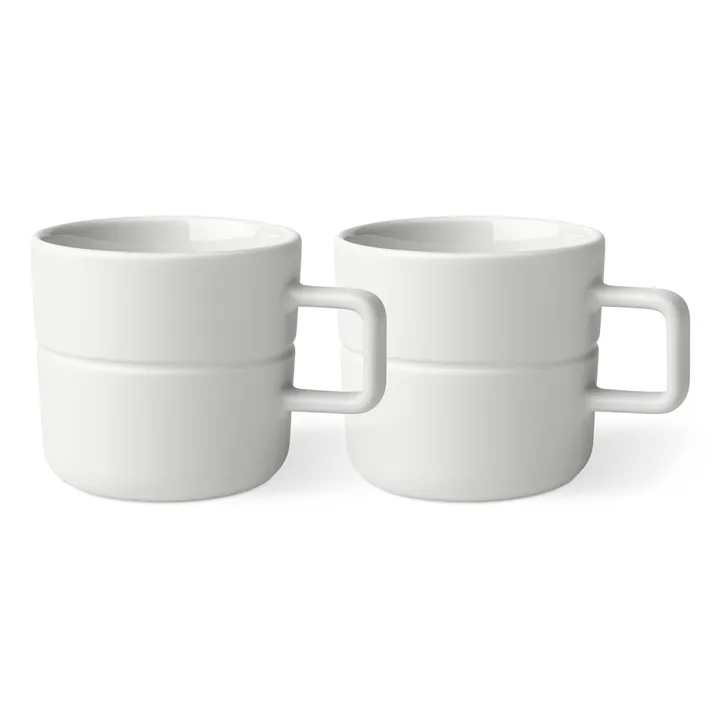 Lines mugg 50 cl 2-pack - Vit - NJRD