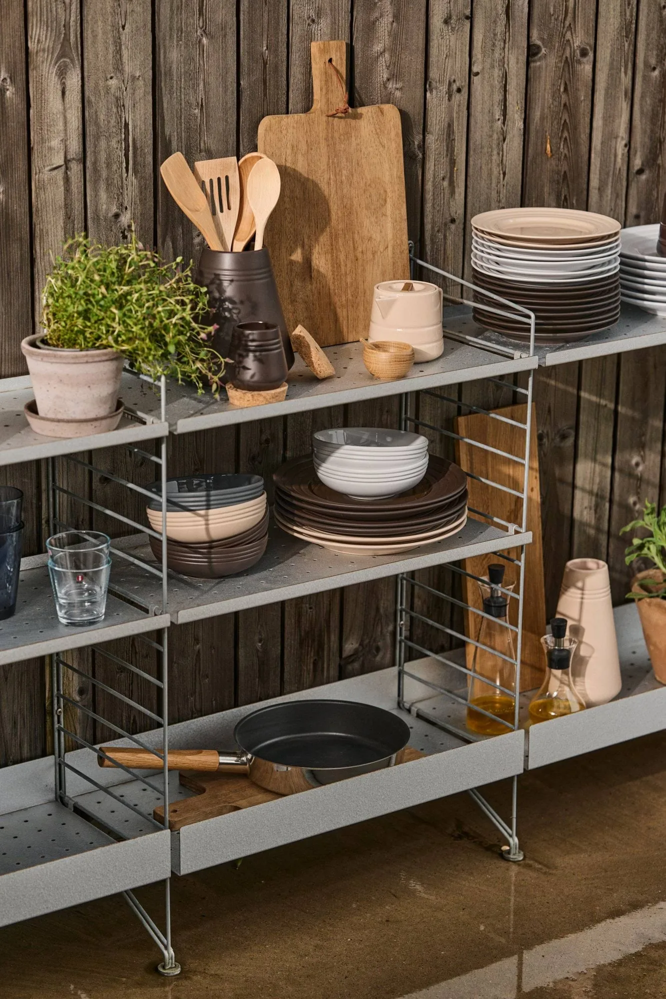 Lines skål Ø16 cm 6-pack, Mörkgrå NJRD