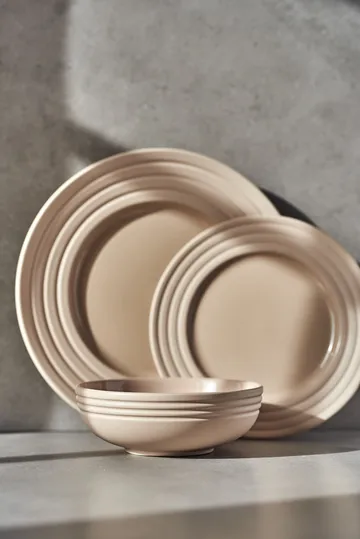 Lines tallrik Ø27 cm - Beige - NJRD
