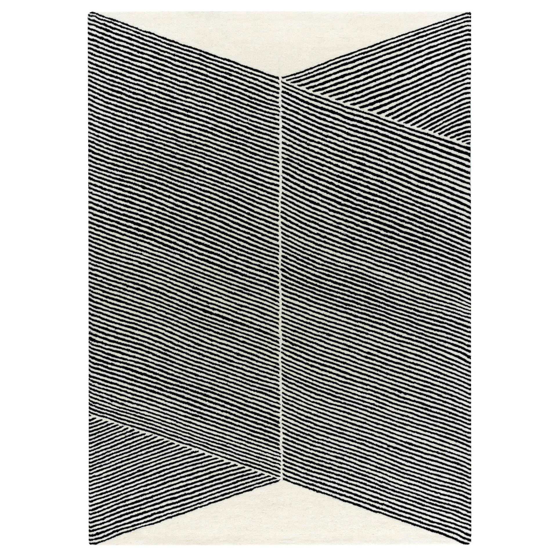 Rectangles ullmatta naturvit, 200x300 cm NJRD