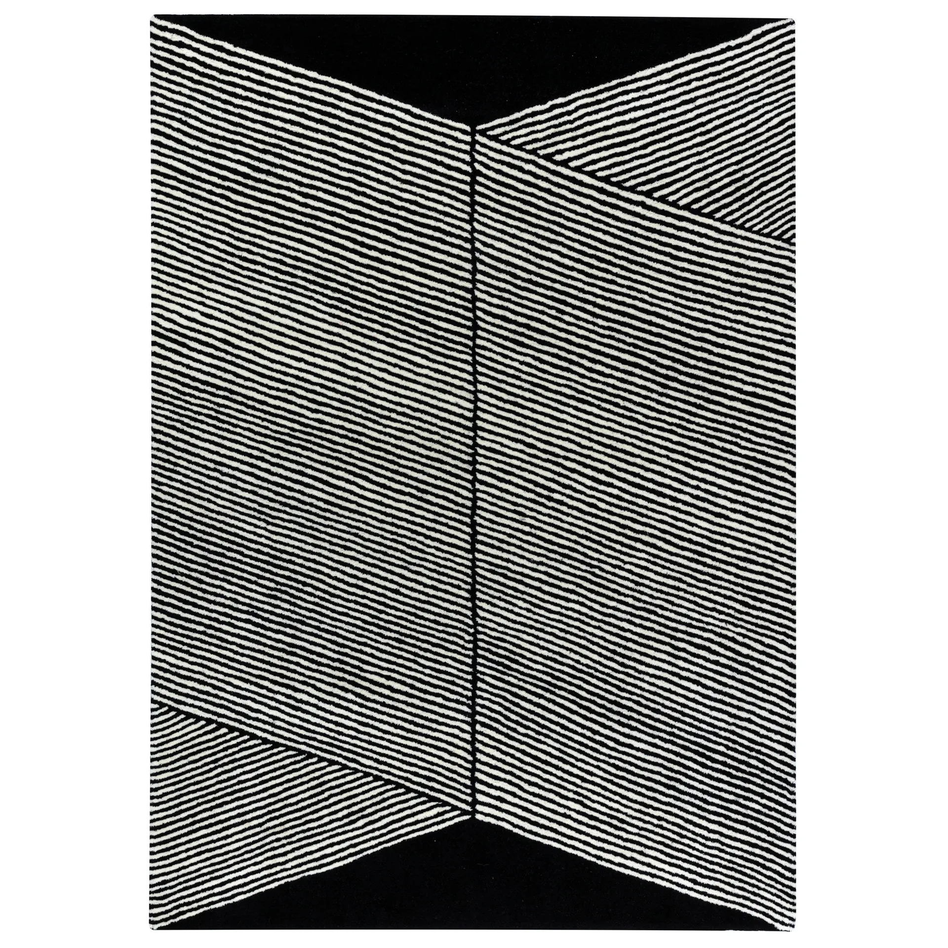 Rectangles ullmatta svart, 200x300 cm NJRD