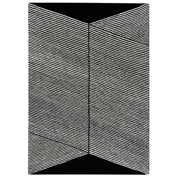 Rectangles ullmatta svart - 200x300 cm - NJRD