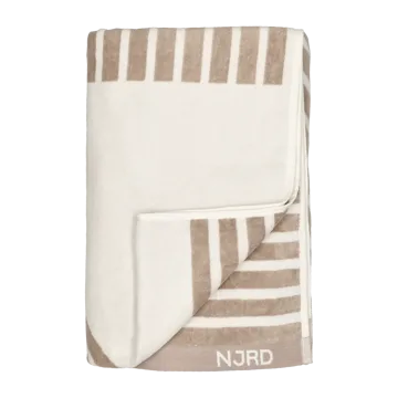 Stripes badhandduk 100x150 cm - Beige - NJRD