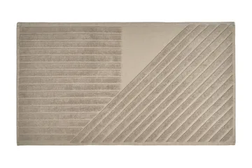 Stripes badrumsmatta 50x90 cm - Beige - NJRD