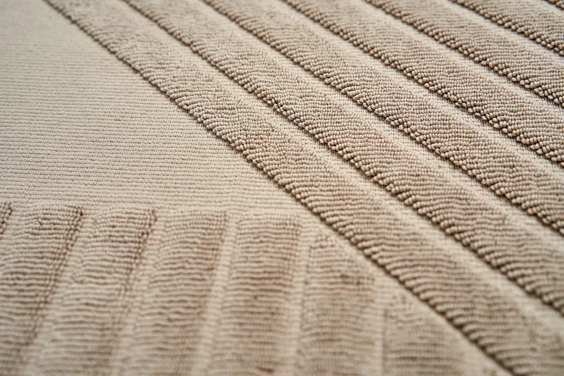 Stripes badrumsmatta 50x90 cm, Beige NJRD