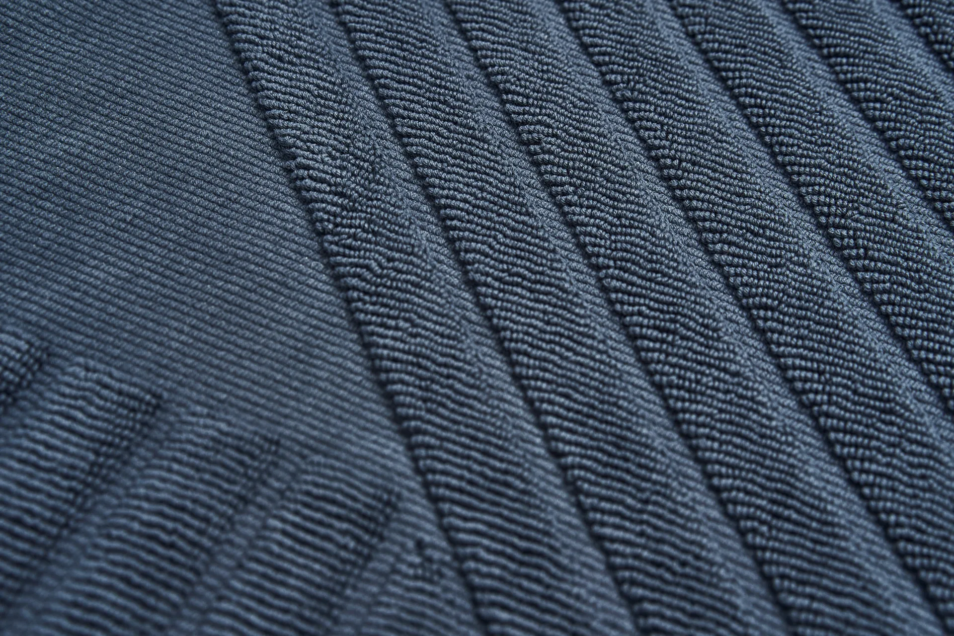 Stripes badrumsmatta 50x90 cm, Blå NJRD