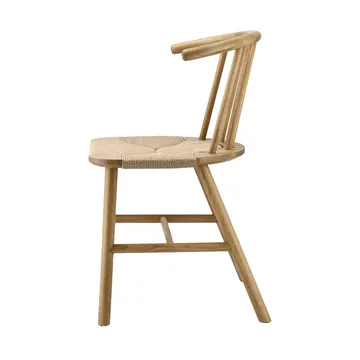 VIOR matstol flätad sits, Lackerad ek-natur, 4-pack - NJRD