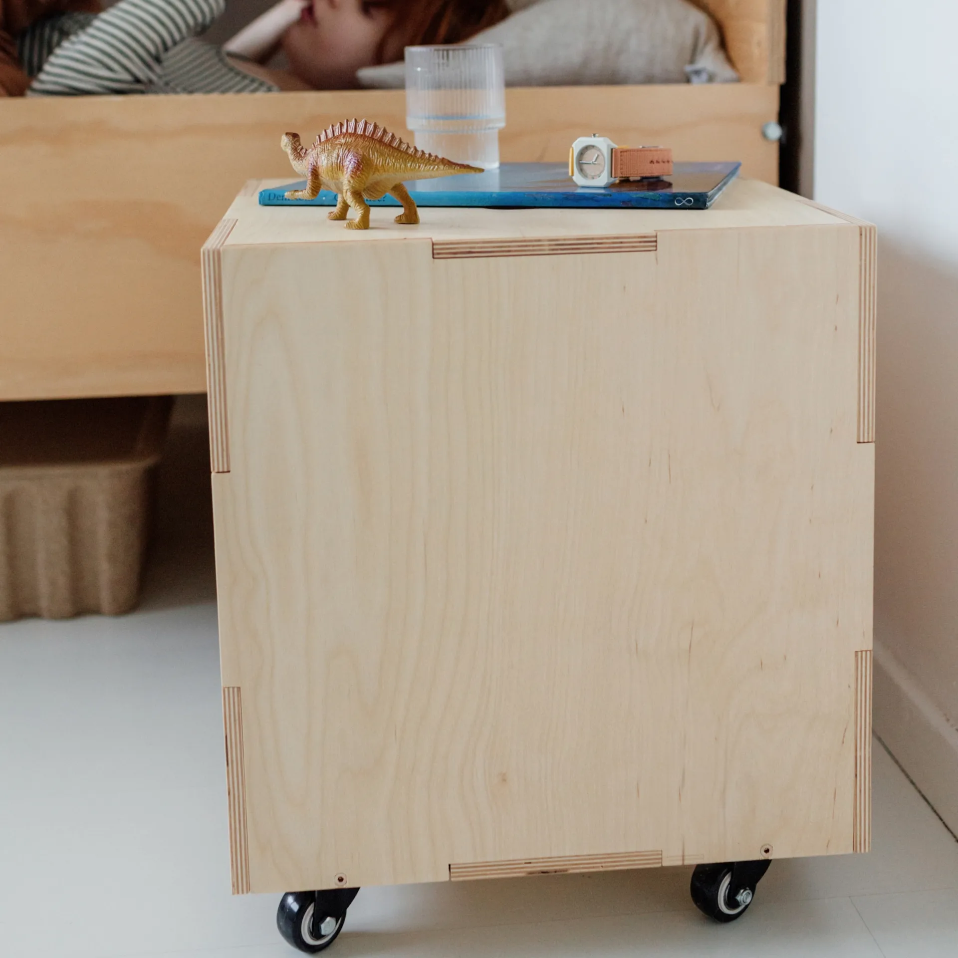 Cube Storage förvaringslåda, Björk Nofred