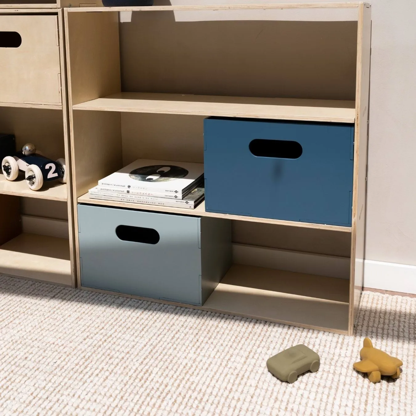 Kiddo Box förvaringslåda, Blå Nofred