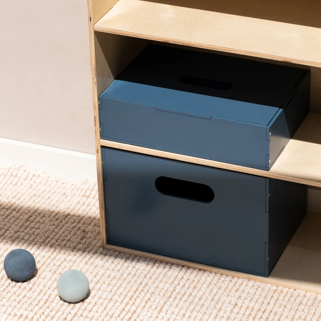 Kiddo Box förvaringslåda, Blå Nofred