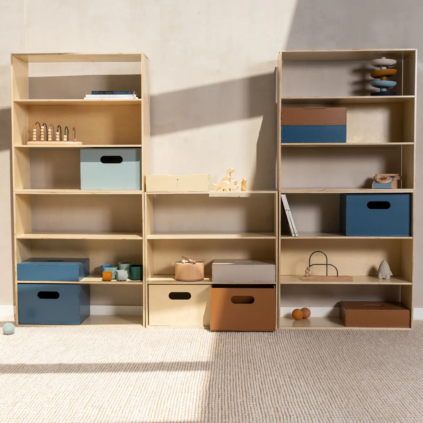 Kiddo Shelving barnhylla, Björk Nofred