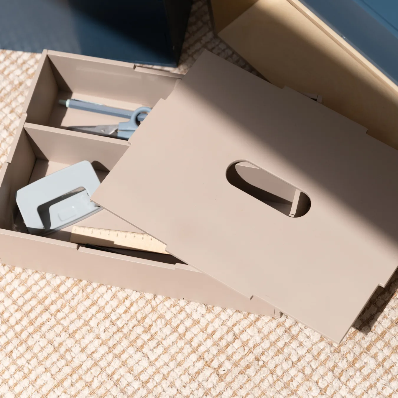 Kiddo Tool Box förvaringslåda, Beige Nofred