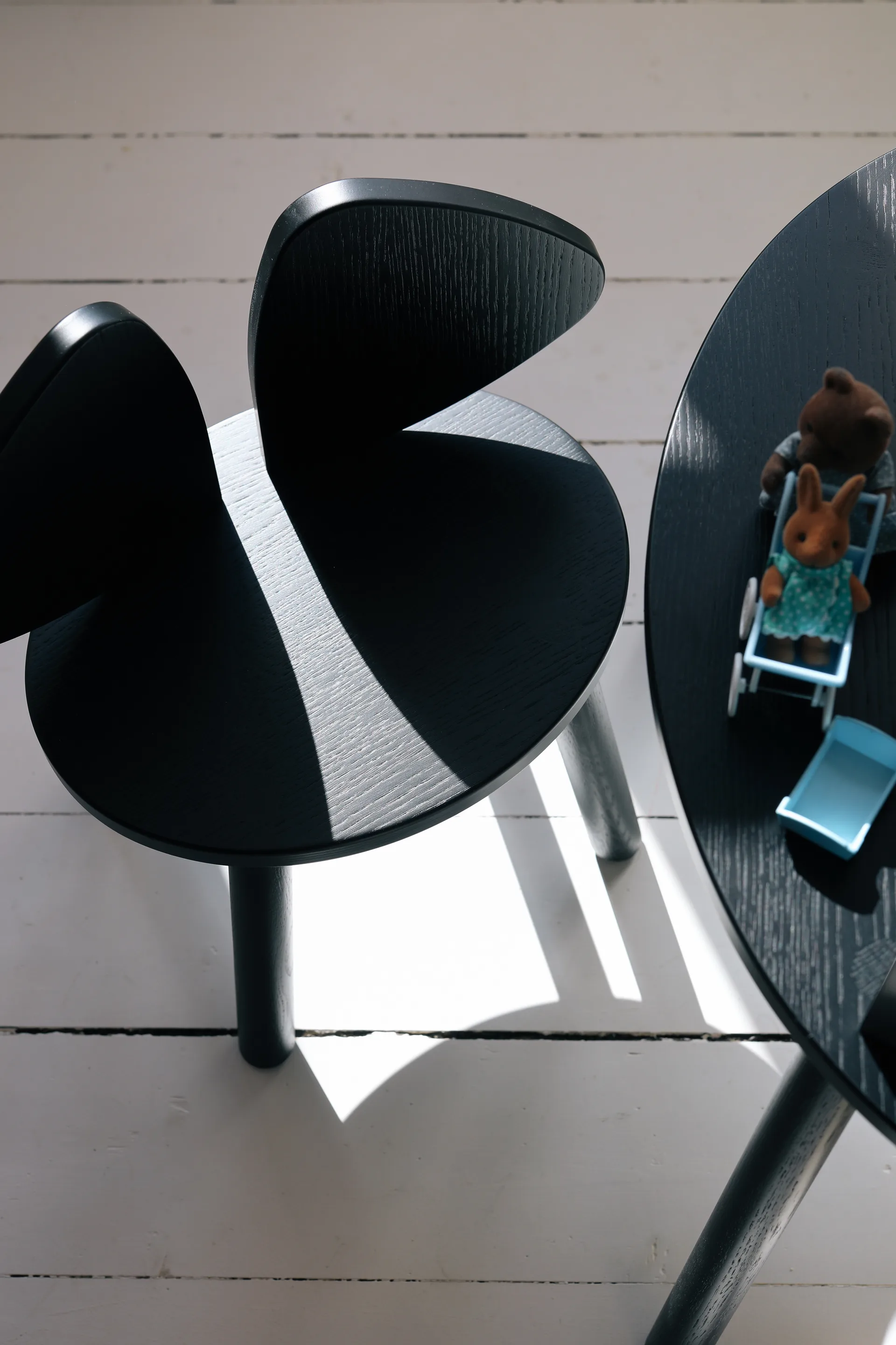 Mouse Chair barnstol, Svart Nofred