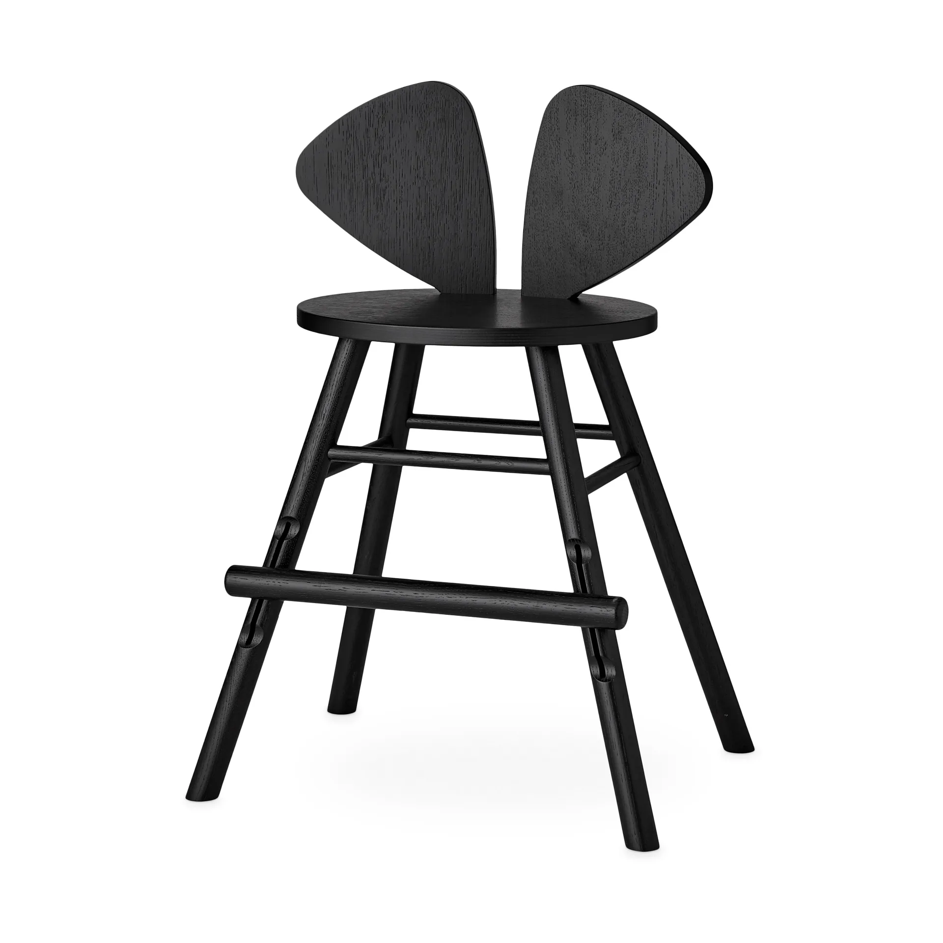 Mouse Chair Junior stol, Svart Nofred