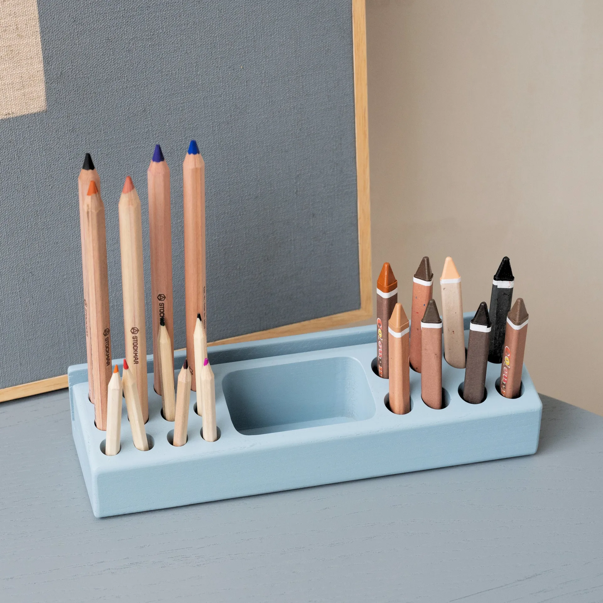 Penholder pennhållare, Blå Nofred