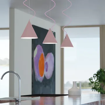 Castor pendel 20 cm - Rosa-rosa-silver - Noon