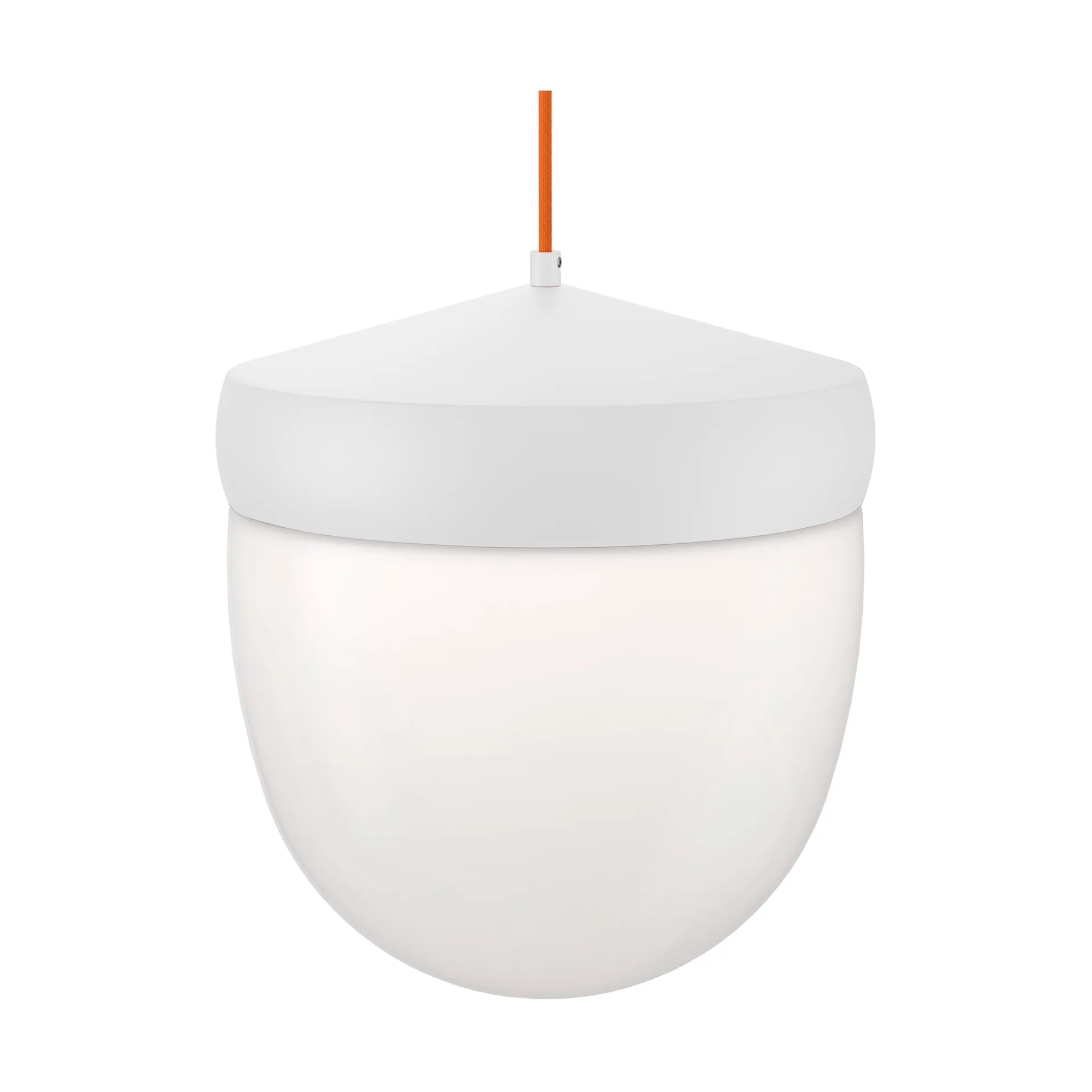 Pan pendel frostad 30 cm, Vit-orange Noon