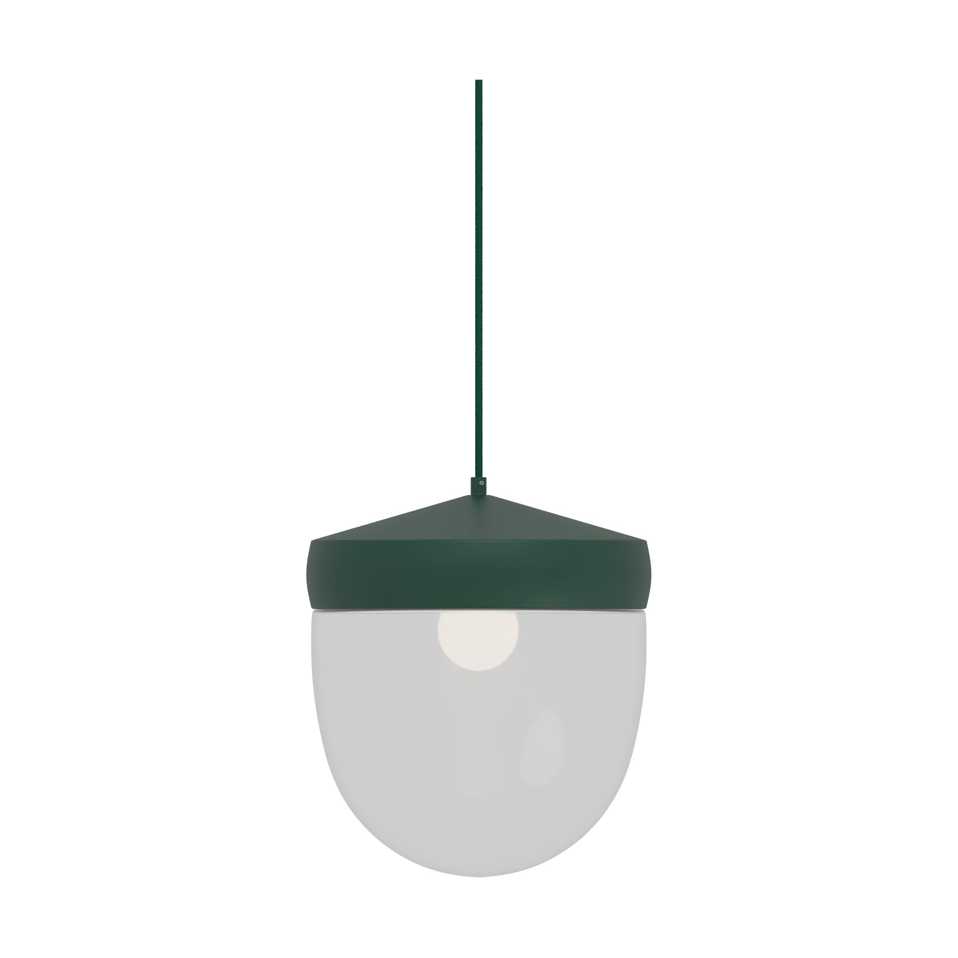 Pan pendel klar 30 cm, British racing green-mörkgrön Noon