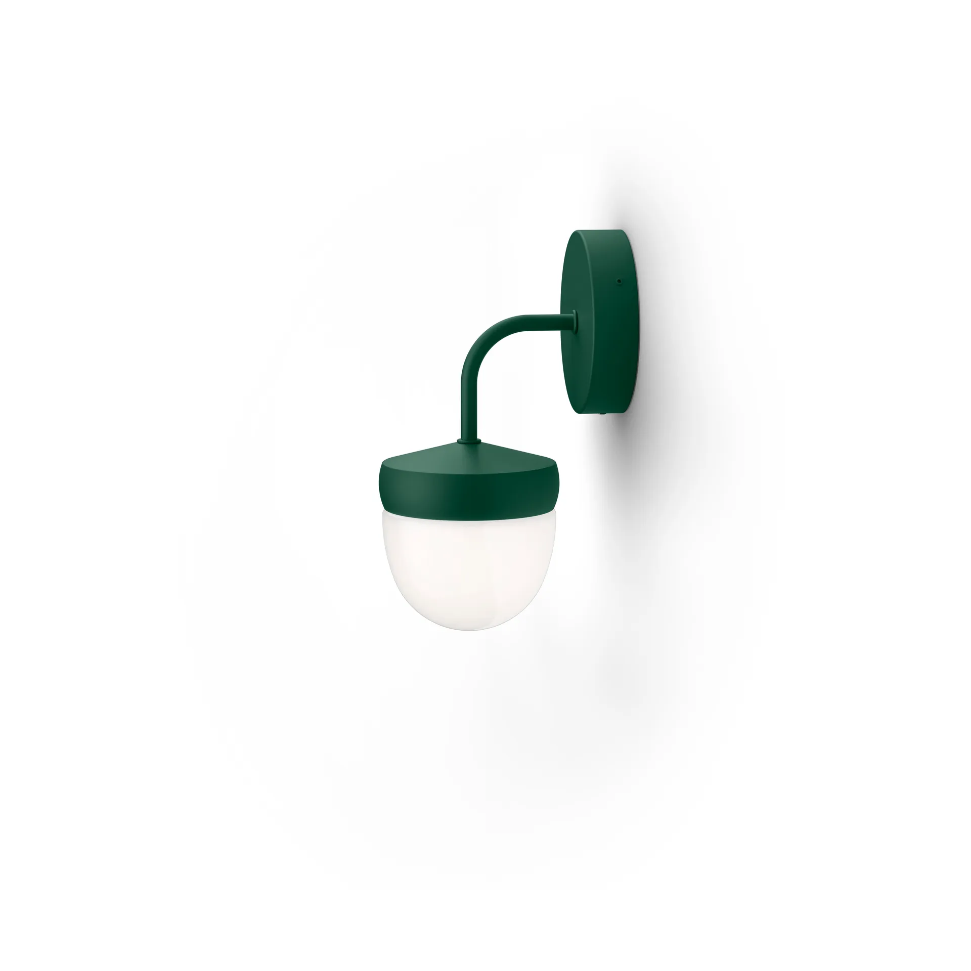 Pan vägglampa frostad 10 cm, British racing green Noon