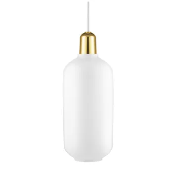 Amp lampa stor - Vit-mässing - Normann Copenhagen