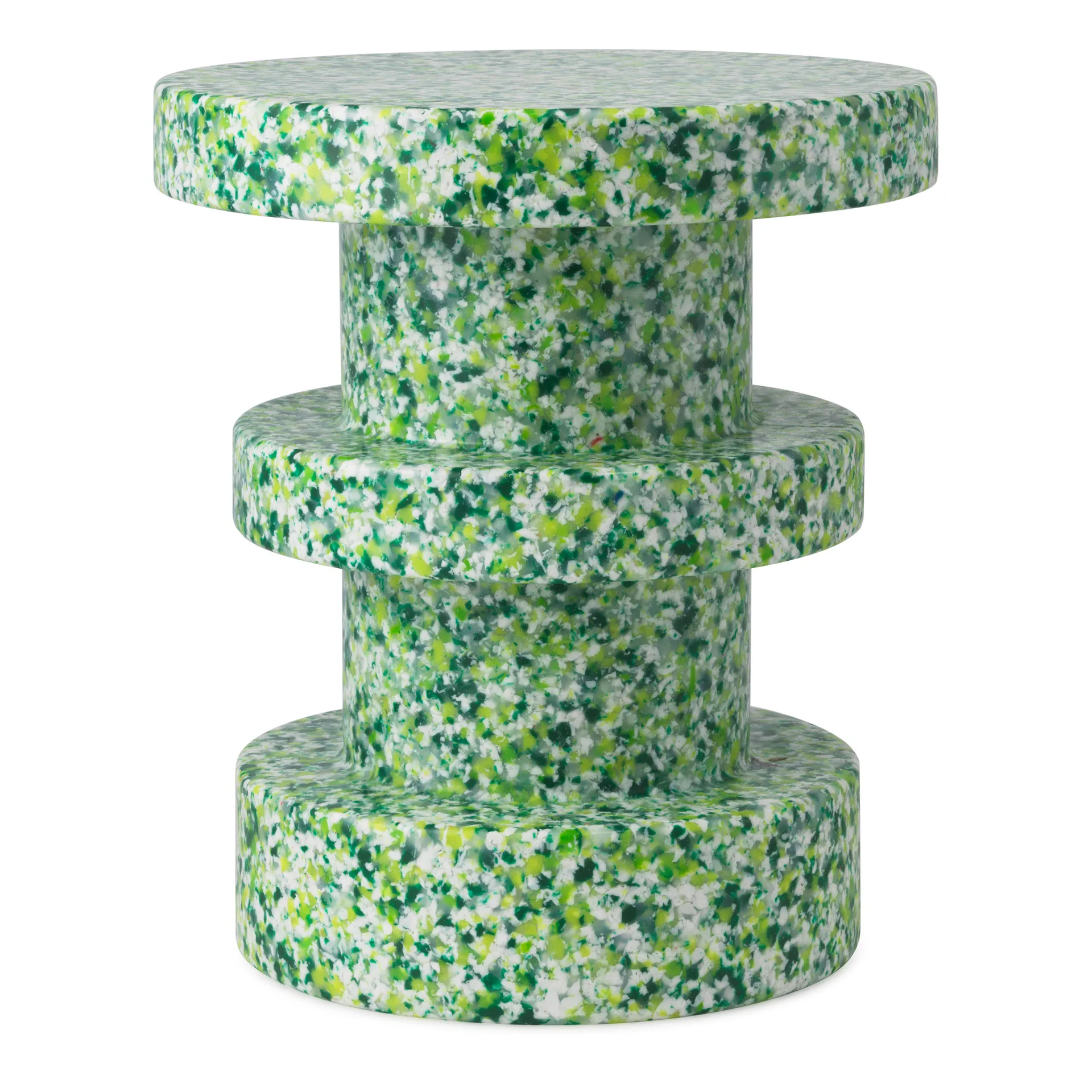 Bit Stack rund pall, Grön, Ø36x42 cm Normann Copenhagen