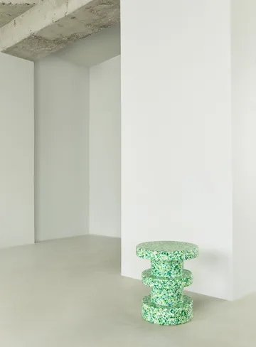 Bit Stack rund pall - Grön, Ø36x42 cm - Normann Copenhagen