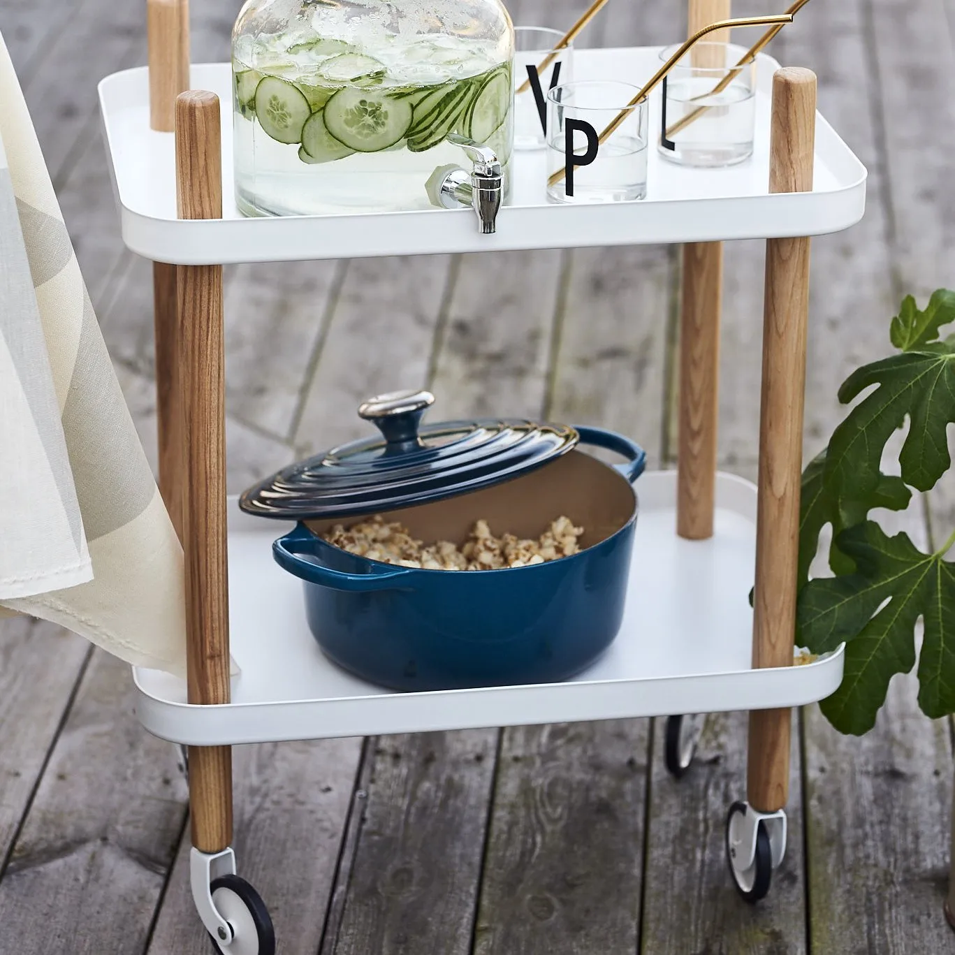 Block bord, Vit Normann Copenhagen