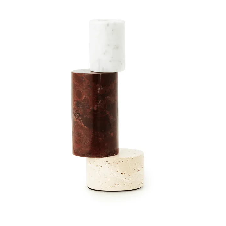 Blox ljusstake - Burgundy - Normann Copenhagen