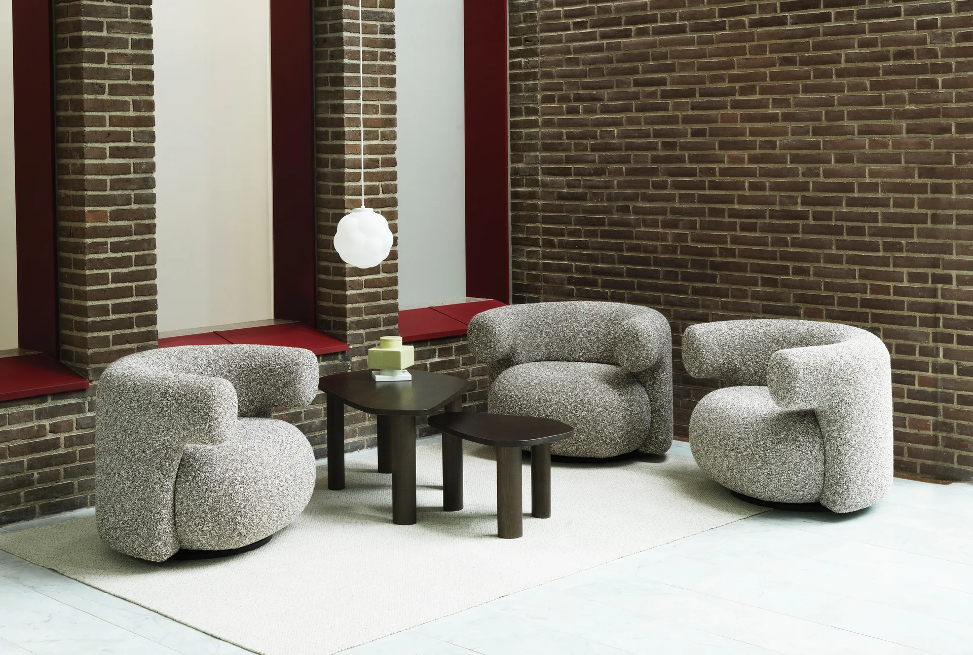 Burra loungefåtölj w. return, Zero 0011 Normann Copenhagen