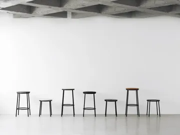 Circa barstol 65 cm - Svart aluminium - Normann Copenhagen