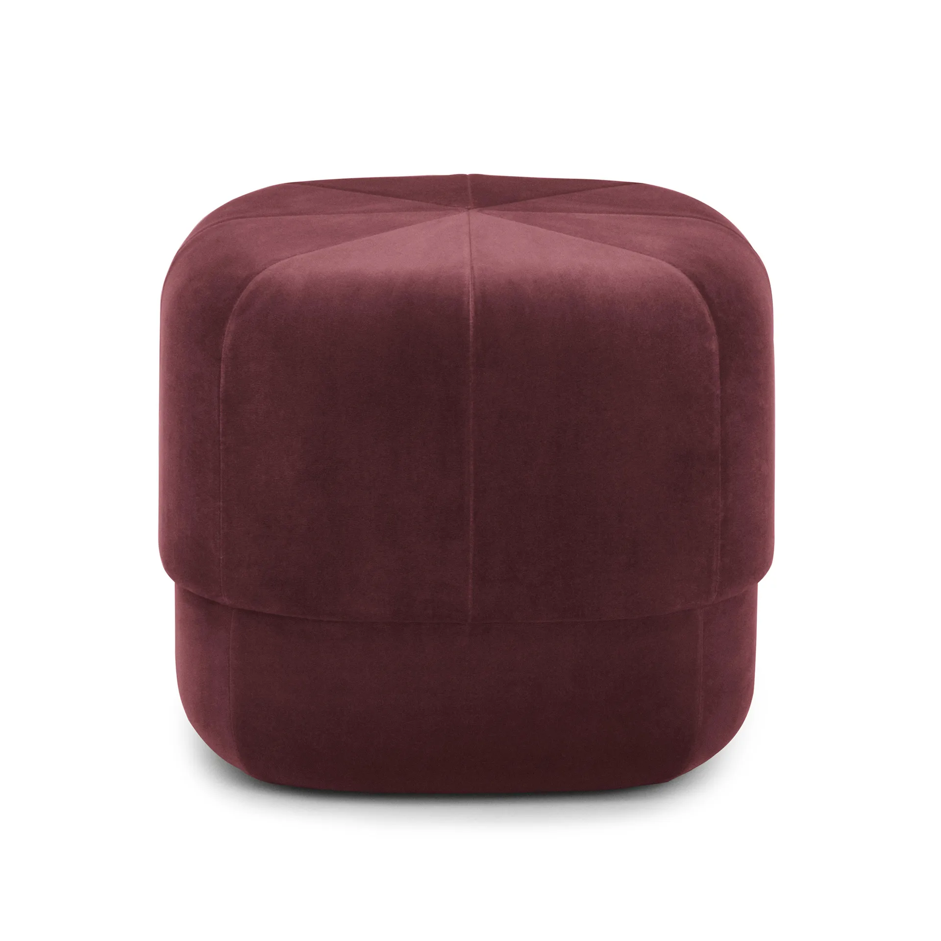 Circus sittpuff, mörkröd Normann Copenhagen