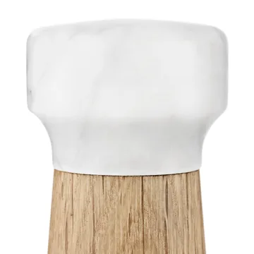 Craft saltkvarn ek-vit marmor - Liten - Normann Copenhagen